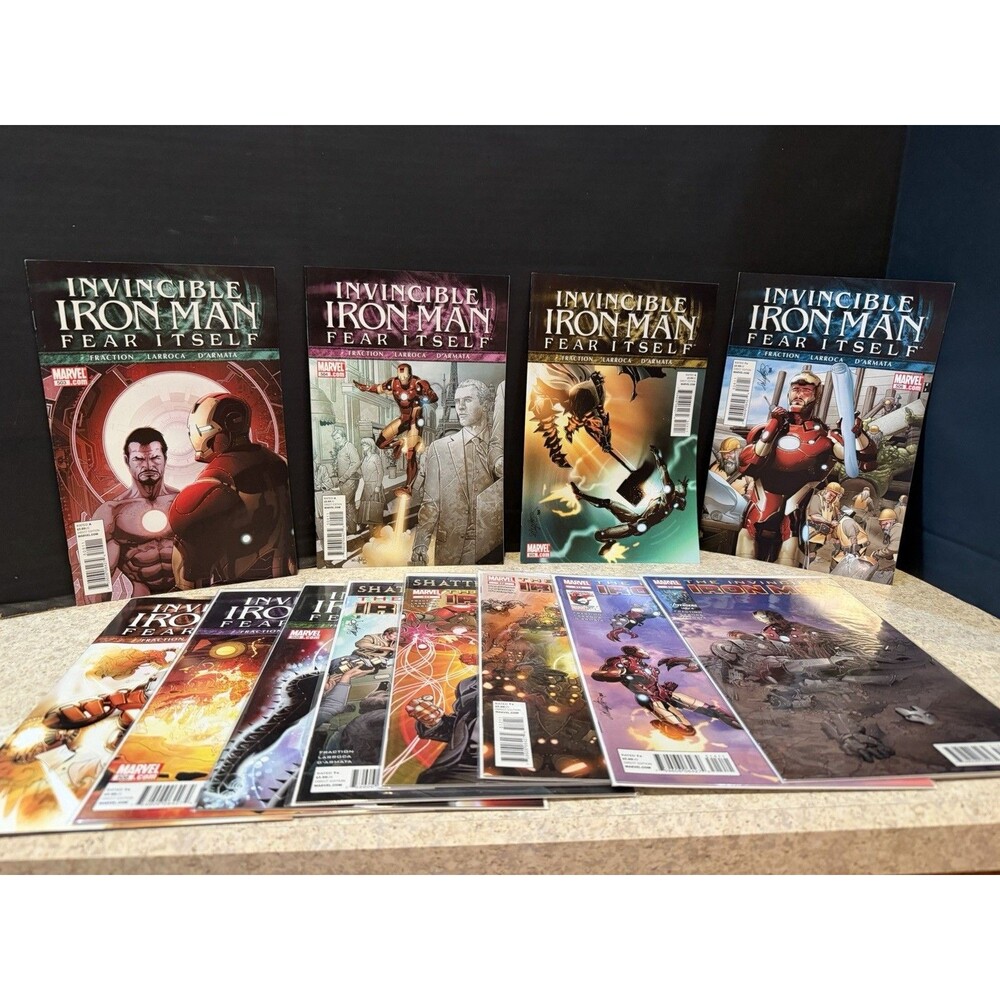 Invincible Iron Man #503-512, 514, 515 Marvel Fraction Larroca 12 Issue Lot